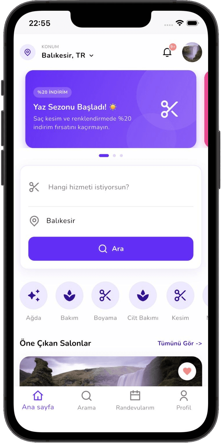 Salon360 Mobil Uygulama